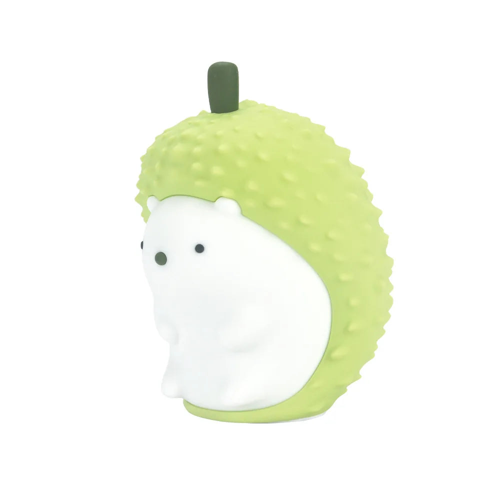 veilleuse herrisson bebe LED – Lampe en silicone apaisante pour enfants – Rechargeable USB