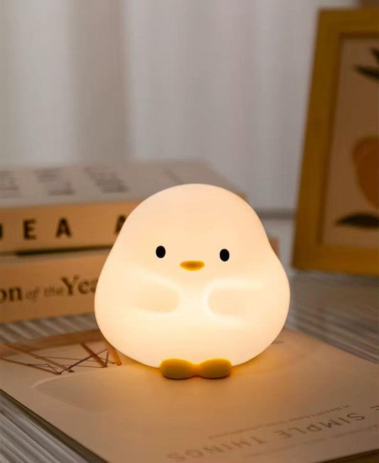 Veilleuse Canard LED – Lampe en silicone apaisante pour enfants – Rechargeable USB