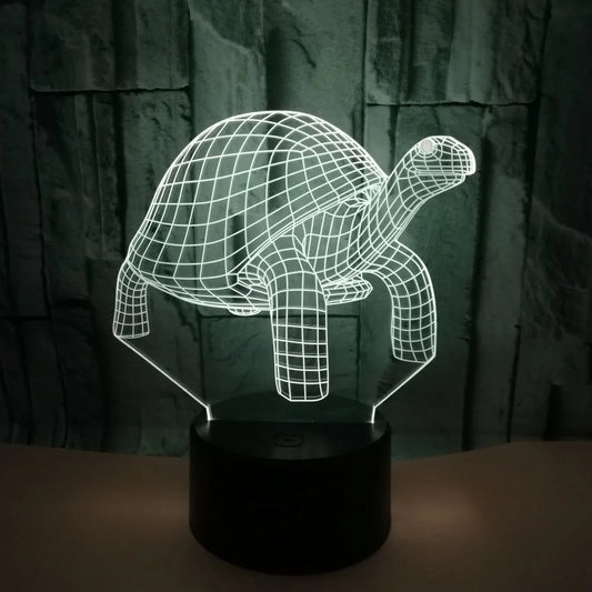 Veilleuse Tortue LED 3D – Lumière magique et apaisante pour enfants