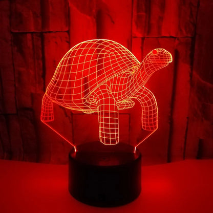 Veilleuse Tortue LED 3D – Lumière magique et apaisante pour enfants