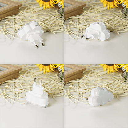 Veilleuse prise Nuage LED automatique – Lumière douce avec capteur crépusculaire pour chambre enfant