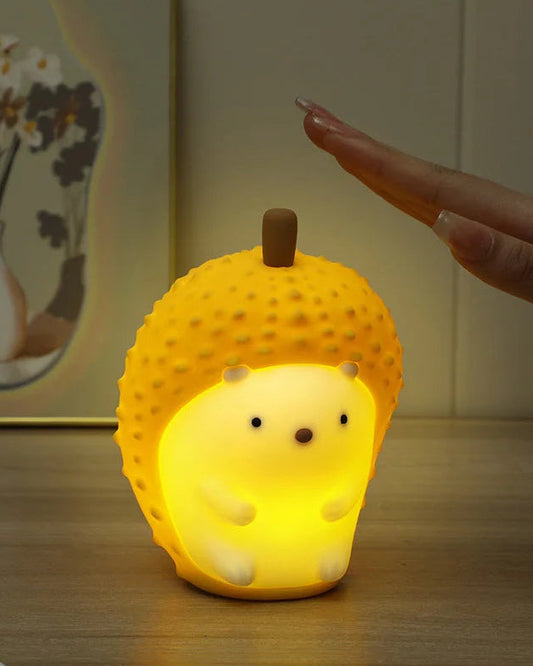 veilleuse herrisson bebe LED – Lampe en silicone apaisante pour enfants – Rechargeable USB