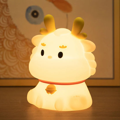 Veilleuse Cerf Silicone Rechargeable USB pour Enfant – Lampe LED Douce