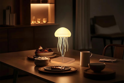 Veilleuse Méduse LED Rechargeable – Lampe Océan pour Chambre d’Enfant
