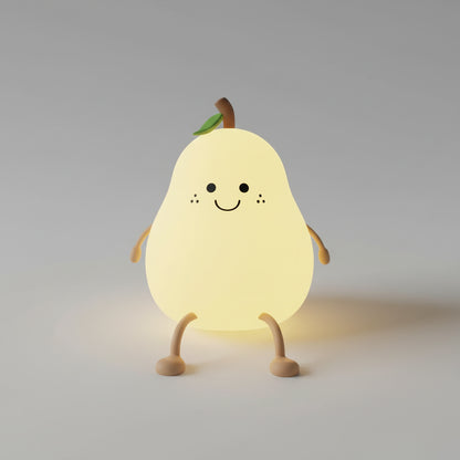 Veilleuse Poire Silicone Rechargeable USB – Lampe LED pour Enfant
