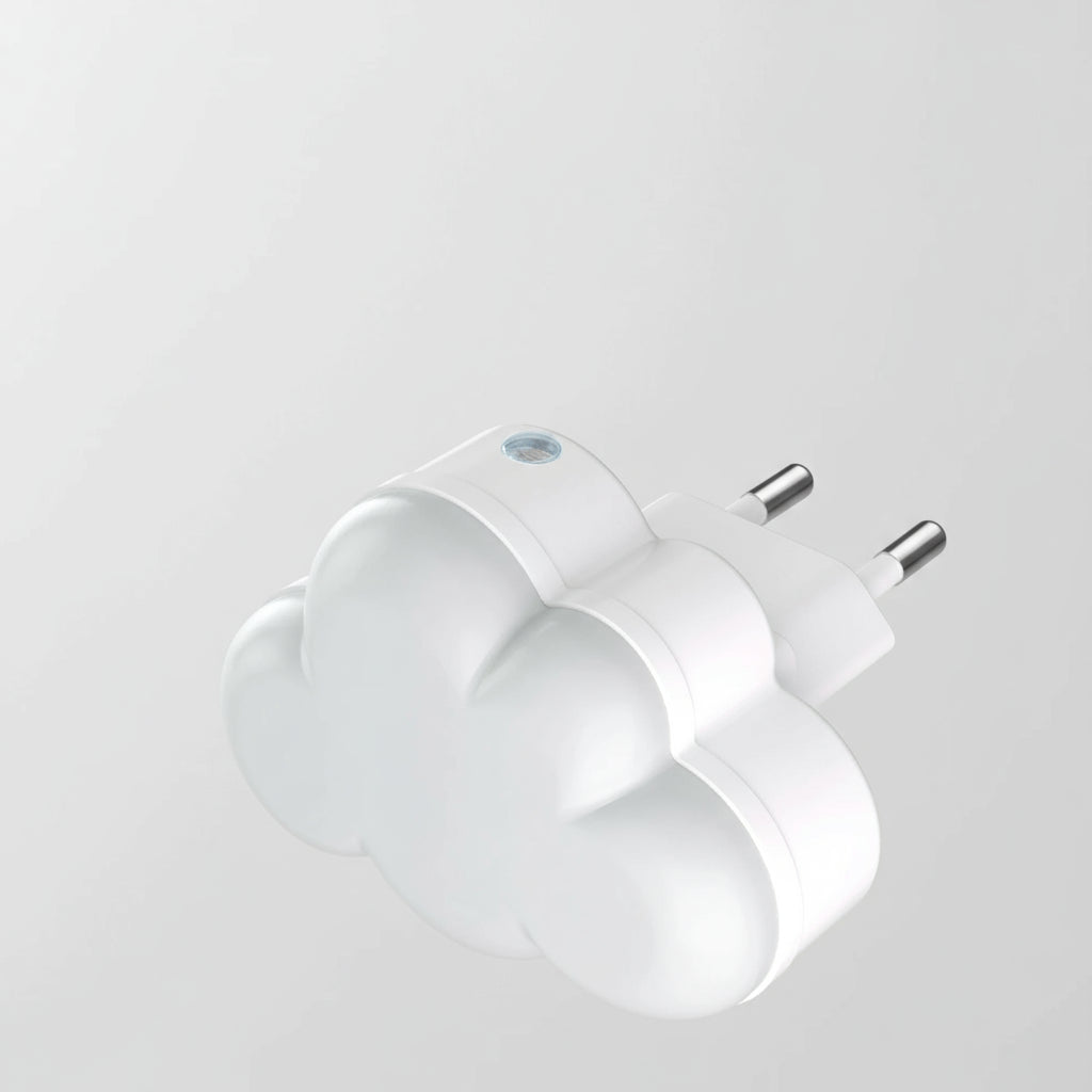Veilleuse prise Nuage LED automatique – Lumière douce avec capteur crépusculaire pour chambre enfant