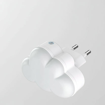 Veilleuse prise Nuage LED automatique – Lumière douce avec capteur crépusculaire pour chambre enfant