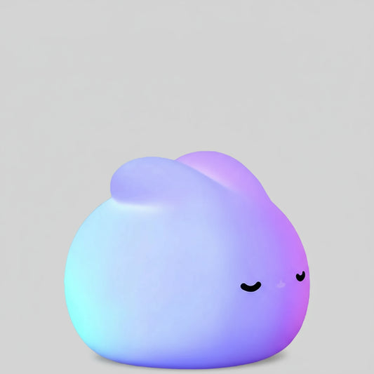 Veilleuse Lapin Nuage – Lampe LED en Silicone Doux Rechargeable USB