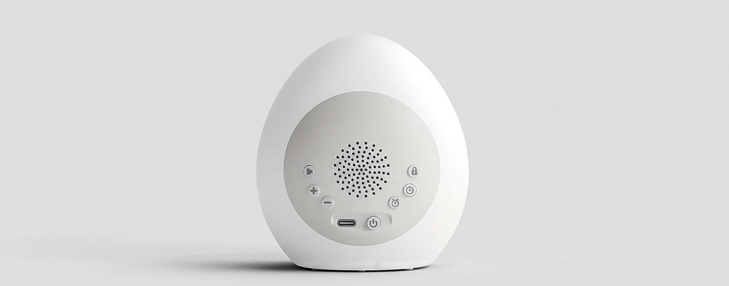 Veilleuse Réveil Œuf – Lampe de Nuit Enfant à Lumière Douce, Affichage Jour/Nuit, Rechargeable USB