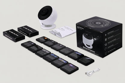 Projecteur Galaxie HD 13 Disques – Planétarium LED Enfant | Projecteur Étoilé Nuit et Sommeil Relaxant