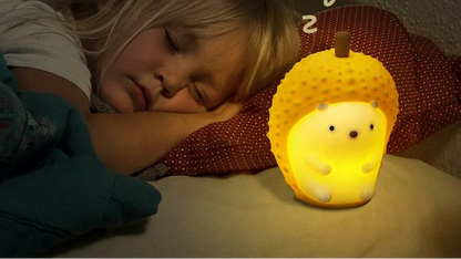 veilleuse herrisson bebe LED – Lampe en silicone apaisante pour enfants – Rechargeable USB