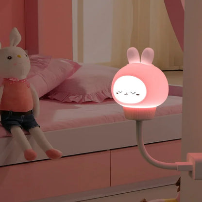 Veilleuse prise USB animaux – Lampe LED à télécommande pour bébé et enfant