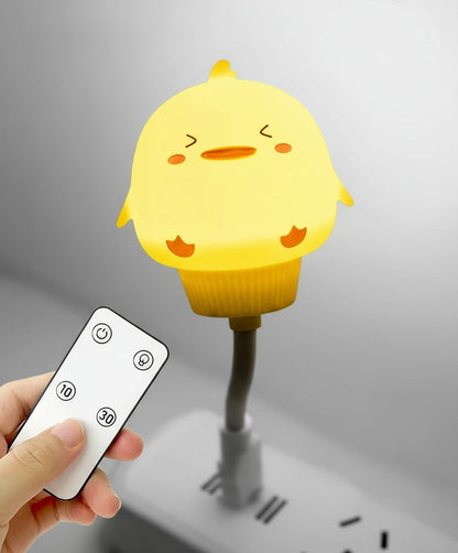 Veilleuse prise USB animaux – Lampe LED à télécommande pour bébé et enfant