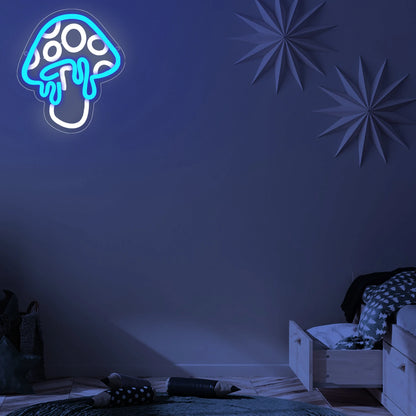 Veilleuse Néon Champignon LED – Lampe Murale Décorative pour Chambre Enfant