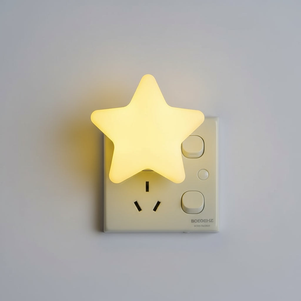 Veilleuse prise étoile – Lampe LED murale douce pour chambre enfant