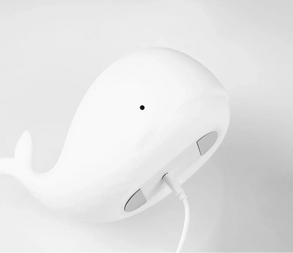 veilleuse baleine souriante LED – Lampe en silicone apaisante pour enfants – Rechargeable USB
