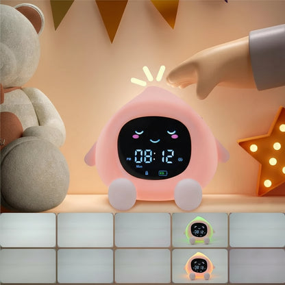 Veilleuse Réveil Fruit – Lampe de Nuit Enfant – Réveil Lumineux – Rechargeable USB