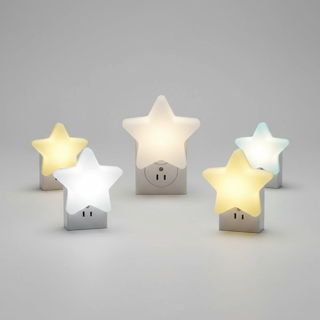 Veilleuse prise étoile – Lampe LED murale douce pour chambre enfant