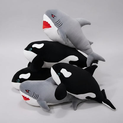 Veilleuse Peluche Baleine-orque — Compagnon lumineux et réconfortant pour les nuits des enfants