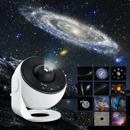 Projecteur Galaxie HD 13 Disques – Planétarium LED Enfant | Projecteur Étoilé Nuit et Sommeil Relaxant
