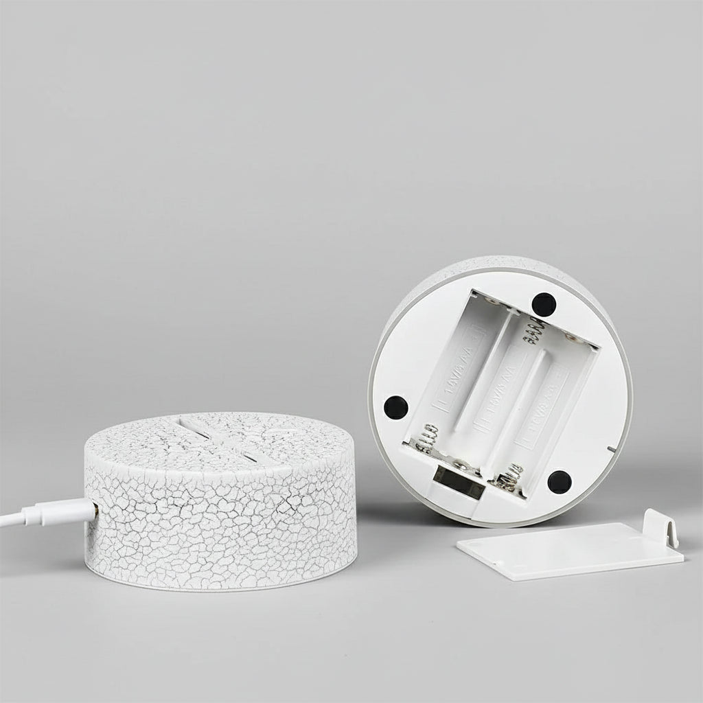 Veilleuse Chien Carlin 3D Rechargeable USB – Lampe LED Chien