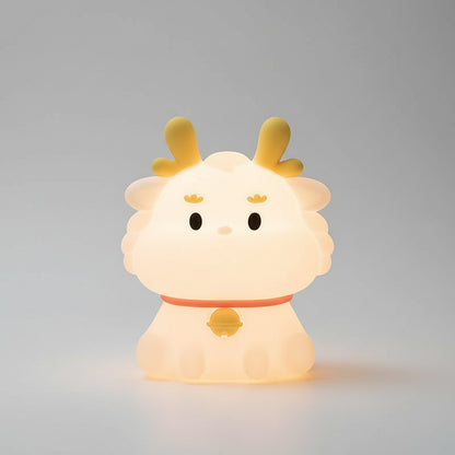 Veilleuse Cerf Silicone Rechargeable USB pour Enfant – Lampe LED Douce
