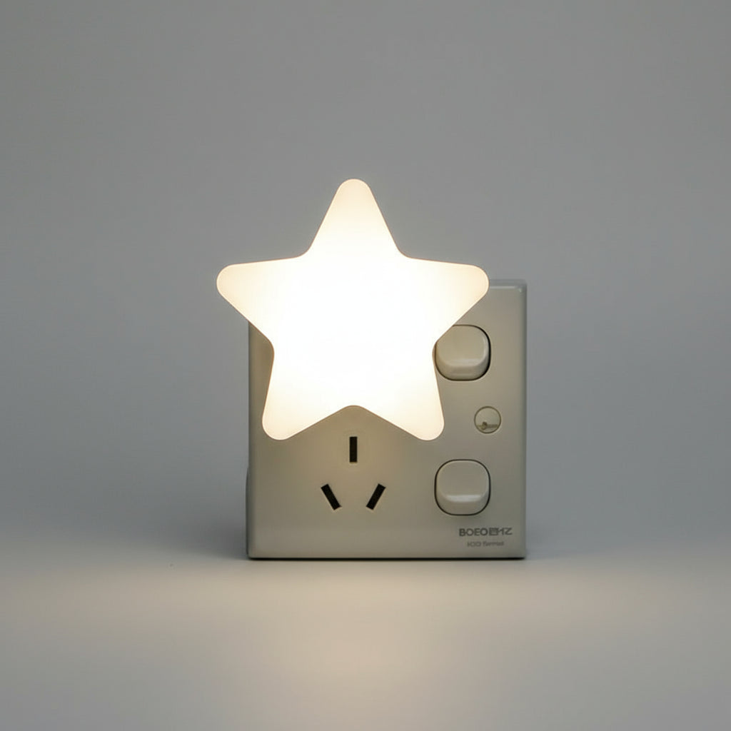 Veilleuse prise étoile – Lampe LED murale douce pour chambre enfant