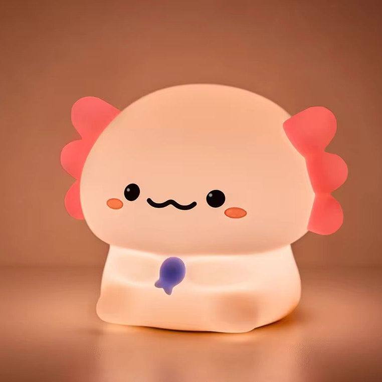 Veilleuse Triton Doux LED – Lampe en silicone apaisante pour enfants – Rechargeable USB