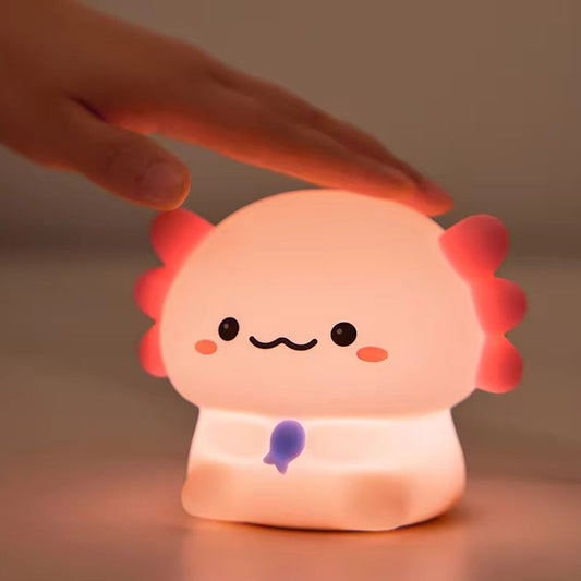 Veilleuse Triton Doux LED – Lampe en silicone apaisante pour enfants – Rechargeable USB