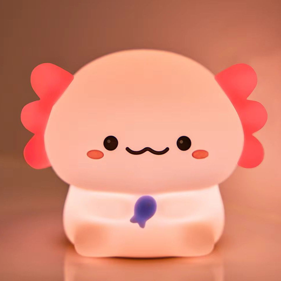 Veilleuse Triton Doux LED – Lampe en silicone apaisante pour enfants – Rechargeable USB