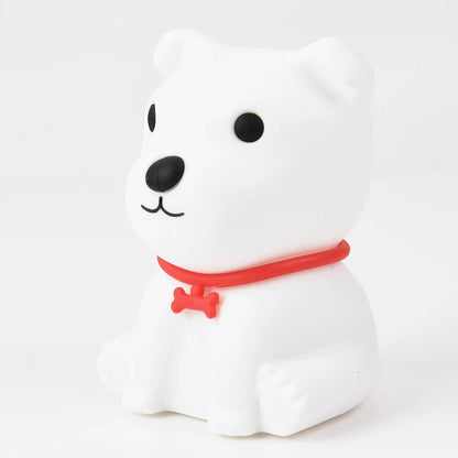 Veilleuse Chien assis LED – Lampe en silicone apaisante pour enfants – Rechargeable USB