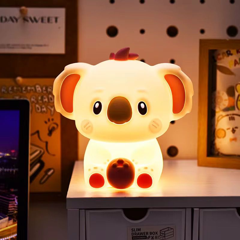 Veilleuse Koala LED – Lampe en silicone apaisante pour enfants – Rechargeable USB
