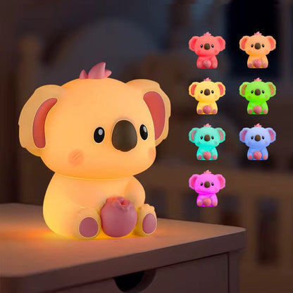Veilleuse Koala LED – Lampe en silicone apaisante pour enfants – Rechargeable USB