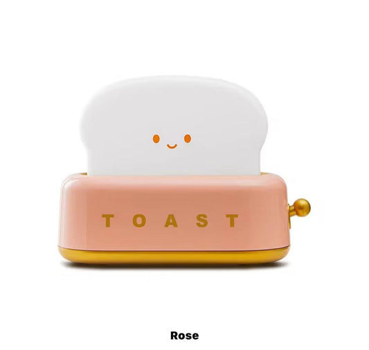 veilleuse toast souriant LED – Lampe en silicone apaisante pour enfants – Rechargeable USB